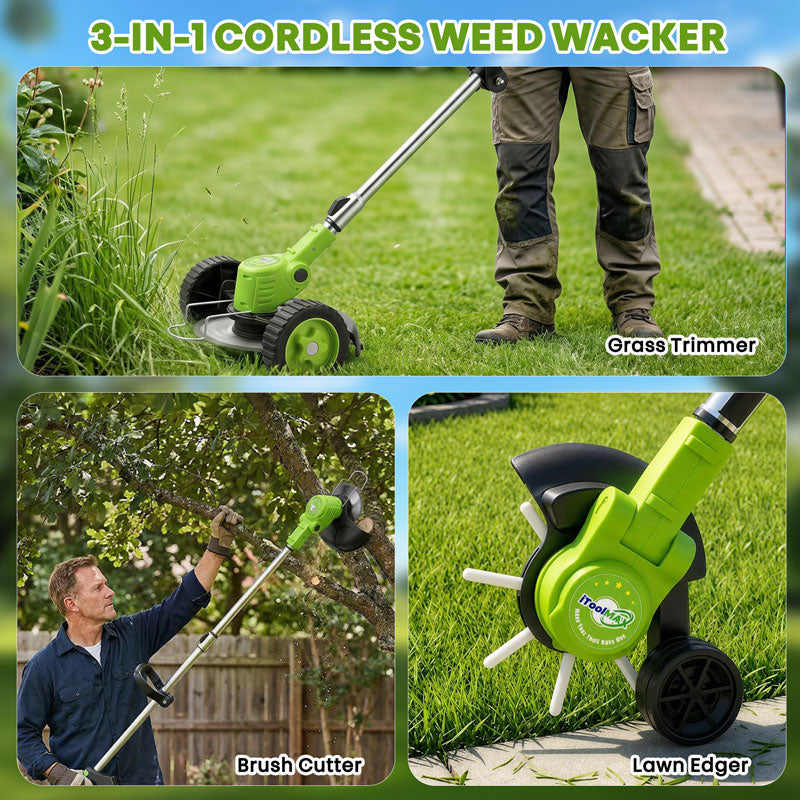 3-in-1 Height Adjustable Electrical Weed Cutter